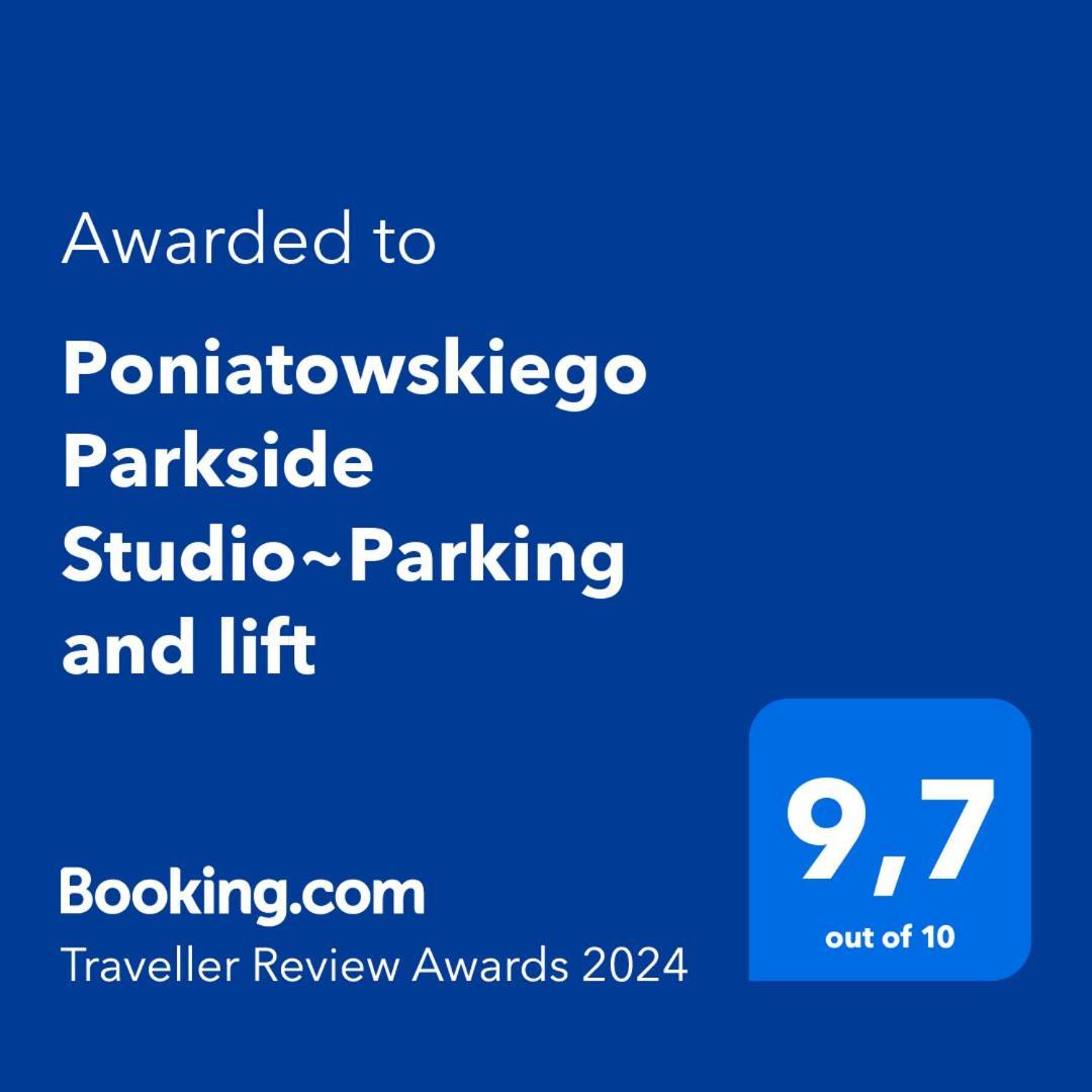 Poniatowskiego Parkside Studio~Parking And Lift Breslau Exterior foto